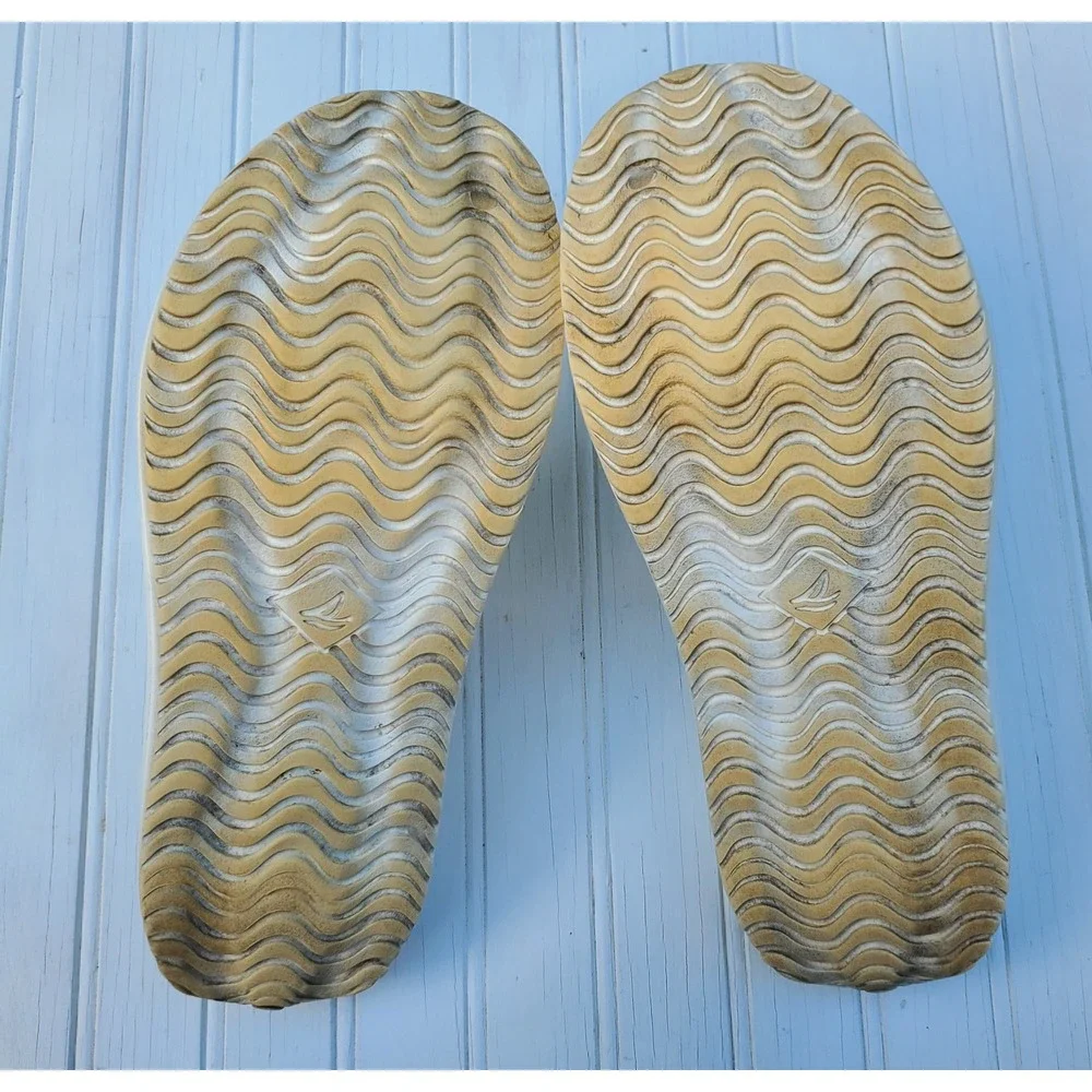 Sperry Float Slides Mens 7 Womens 9‎ Off White Cream Foam Sandals Slip On Shoes